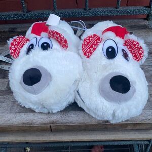 Holiday slippers sz9-10 NWT